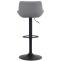 2er Set Barhocker HLO-CP297 Kunstleder ~ grau