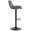 2er Set Barhocker HLO-CP298 Samt ~ dunkelgrau