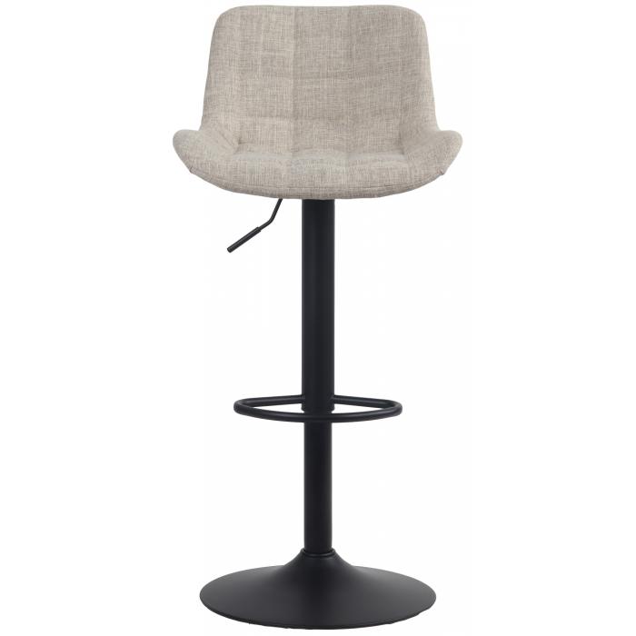 2er Set Barhocker HLO-CP299 Stoff ~ taupe