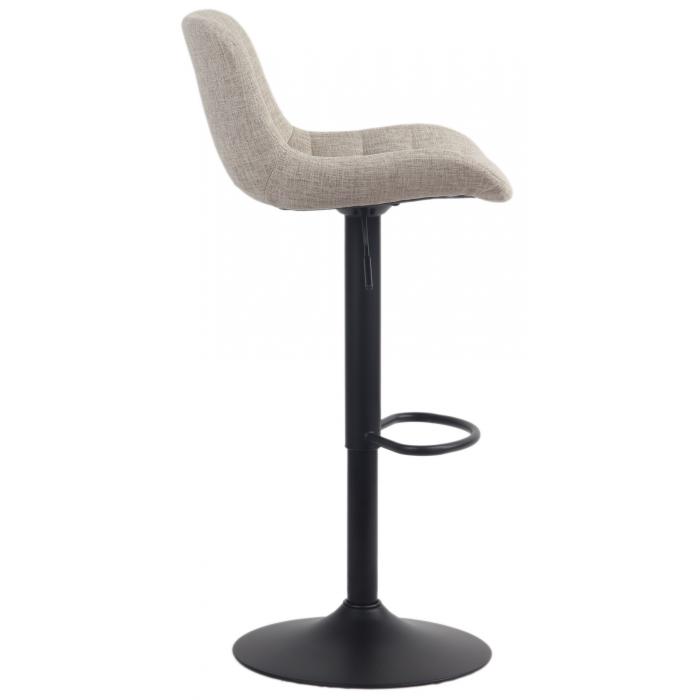 2er Set Barhocker HLO-CP299 Stoff ~ taupe
