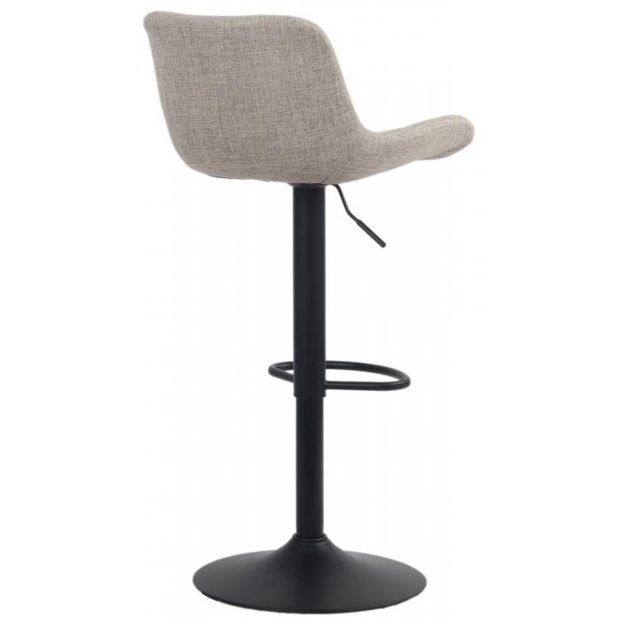 2er Set Barhocker HLO-CP299 Stoff ~ taupe