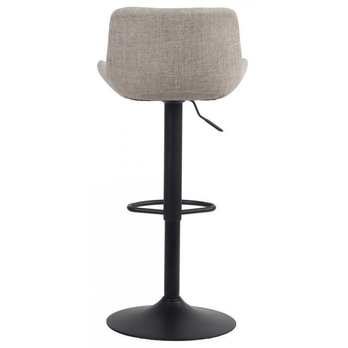 2er Set Barhocker HLO-CP299 Stoff ~ taupe