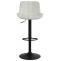 2er Set Barhocker HLO-CP299 Stoff ~ creme