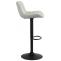 2er Set Barhocker HLO-CP299 Stoff ~ creme