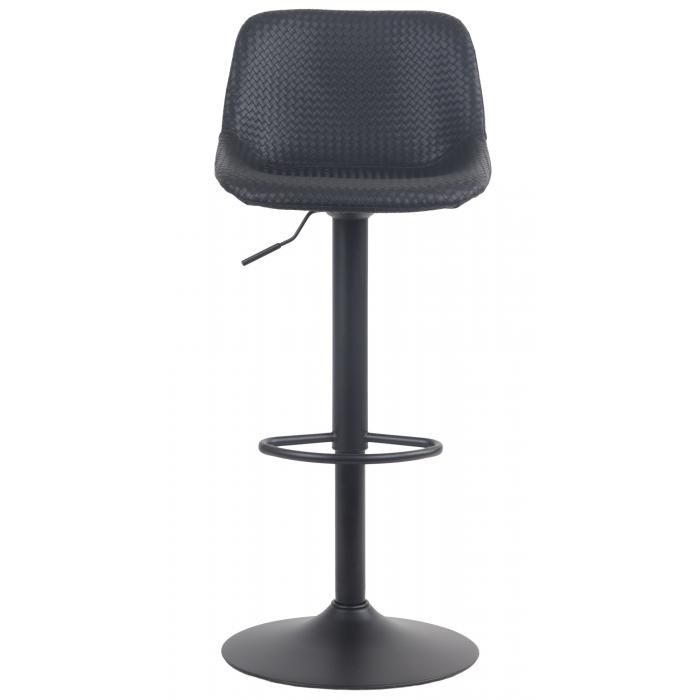 Barhocker HLO-CP272 Kunstleder ~ schwarz