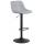 Barhocker HLO-CP272 Kunstleder ~ grau
