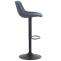 2er Set Barhocker HLO-CP274 Stoff ~ blau