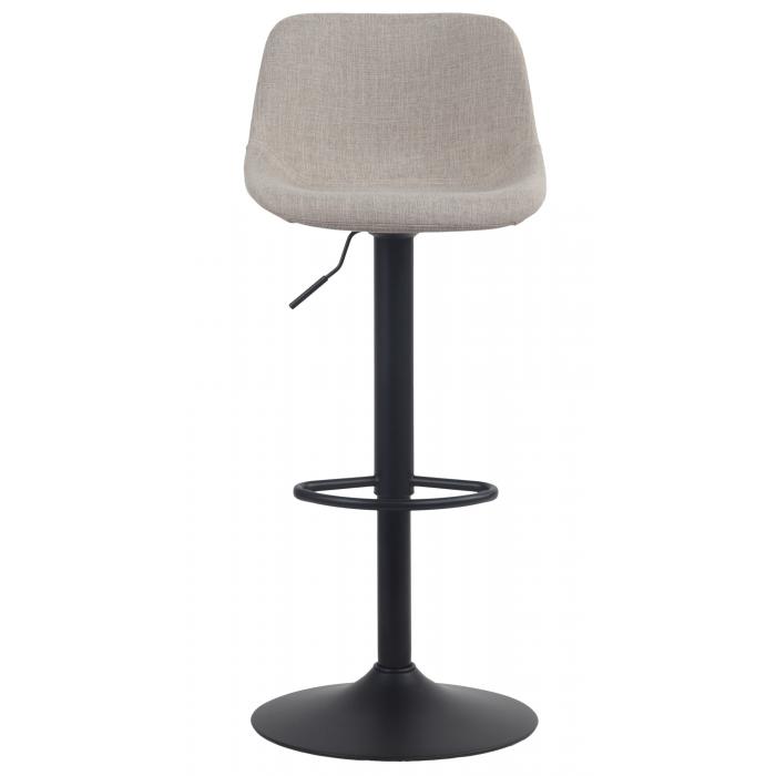 2er Set Barhocker HLO-CP274 Stoff ~ taupe
