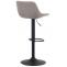 2er Set Barhocker HLO-CP274 Stoff ~ taupe