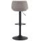 2er Set Barhocker HLO-CP274 Stoff ~ taupe