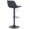 2er Set Barhocker HLO-CP273 Samt ~ schwarz