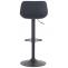 2er Set Barhocker HLO-CP273 Samt ~ schwarz