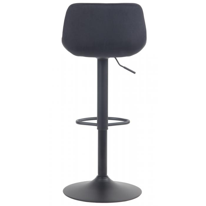 2er Set Barhocker HLO-CP273 Samt ~ schwarz
