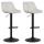 2er Set Barhocker HLO-CP273 Samt ~ creme