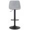 2er Set Barhocker HLO-CP272 Kunstleder ~ grau