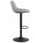 2er Set Barhocker HLO-CP272 Kunstleder ~ grau