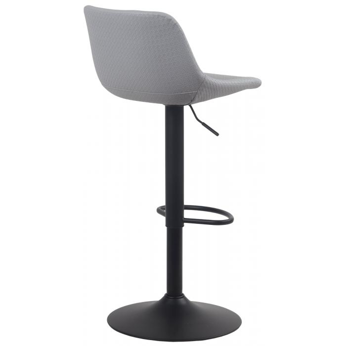 2er Set Barhocker HLO-CP272 Kunstleder ~ grau