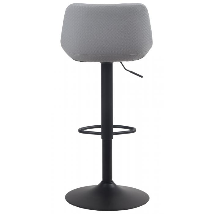 2er Set Barhocker HLO-CP272 Kunstleder ~ grau