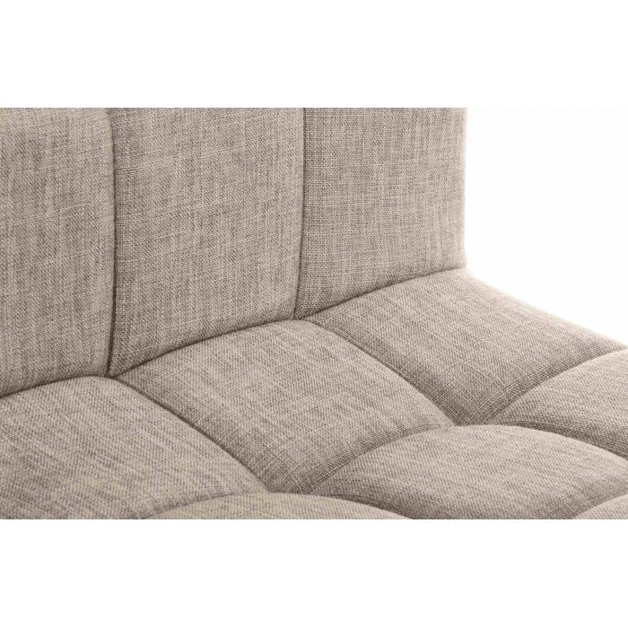 Barhocker HLO-CP242 Stoff schwarz ~ creme