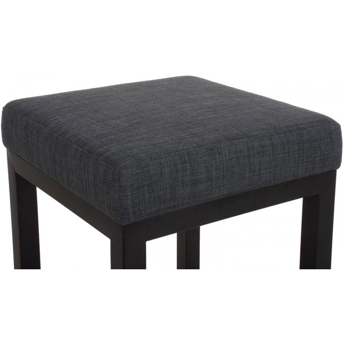 Barhocker HLO-CP212 B85 Stoff ~ dunkelgrau