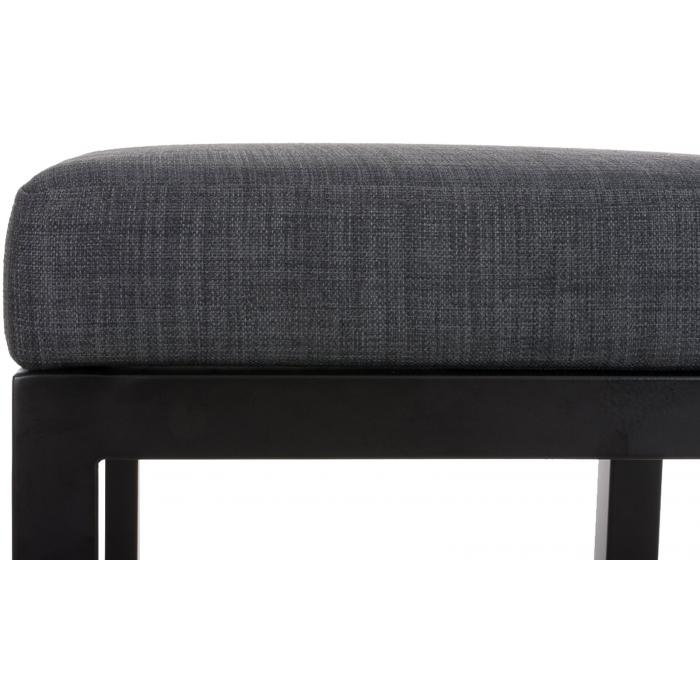 Barhocker HLO-CP212 B85 Stoff ~ dunkelgrau