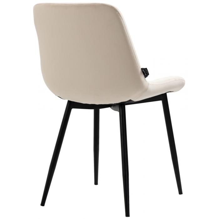 Esszimmerstuhl HLO-CP96 Samt ~ creme