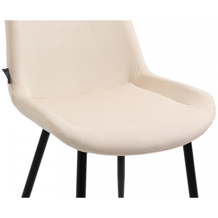 Esszimmerstuhl HLO-CP96 Samt ~ creme