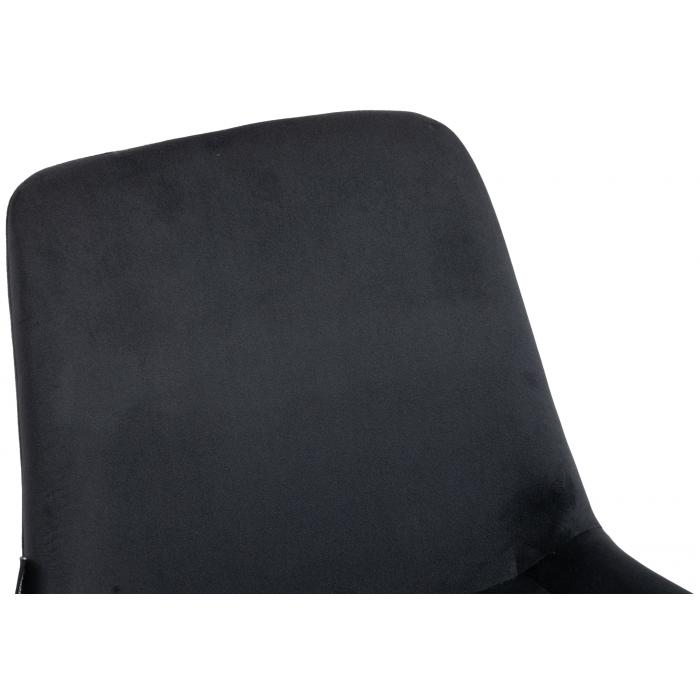 Esszimmerstuhl HLO-CP96 Samt ~ schwarz