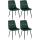 4er Set Esszimmersthle HLO-CP36 ~ grn
