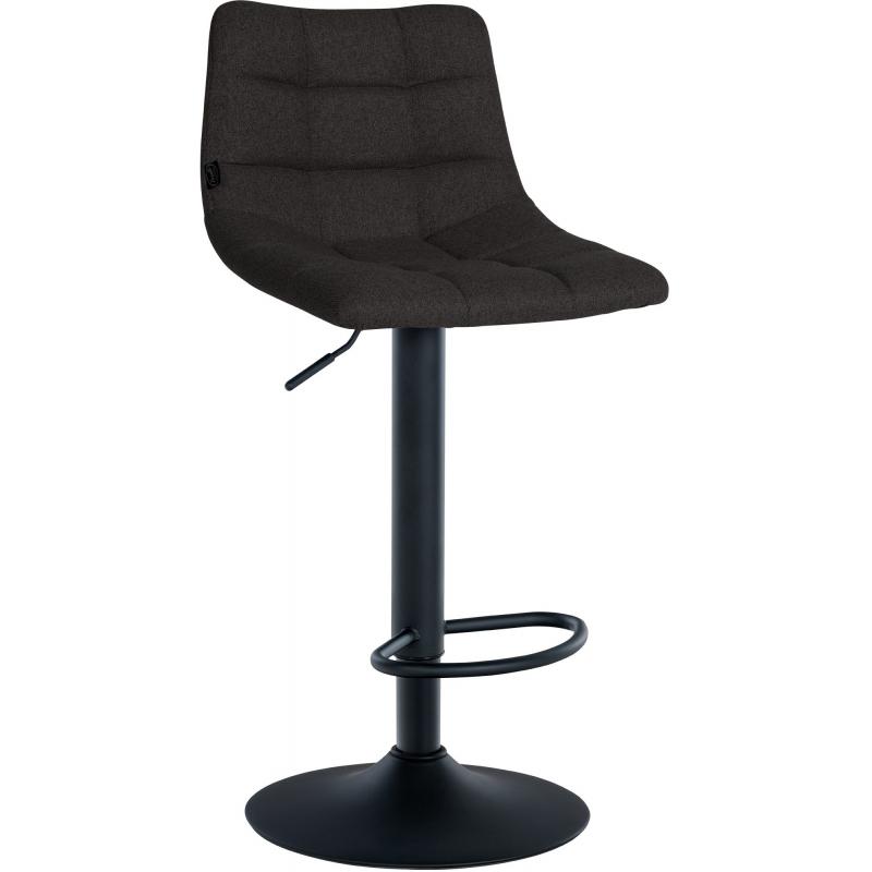 Barhocker HLO-CP266 Stoff schwarz ~ schwarz
