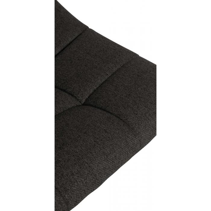 Barhocker HLO-CP266 Stoff schwarz ~ schwarz