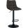 Barhocker HLO-CP266 Stoff schwarz ~ dunkelgrau