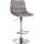 Barhocker HLO-CP265 Samt chrom ~ grau