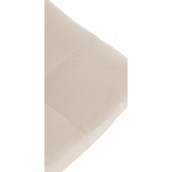 Barhocker HLO-CP265 Samt schwarz ~ creme