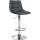 Barhocker HLO-CP264 Kunstleder chrom ~ grau Barhocker HLO-CP264 Kunstleder chrom ~ grau