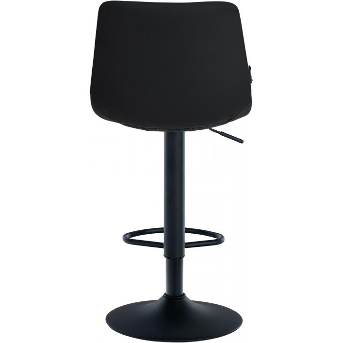 Barhocker HLO-CP264 Kunstleder schwarz ~ schwarz