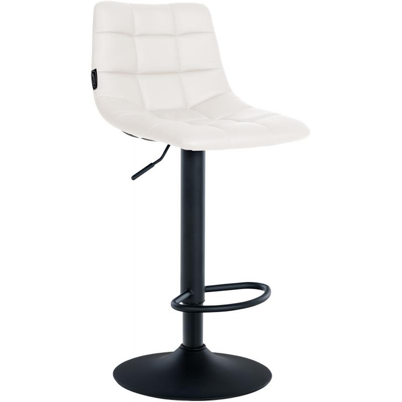 Barhocker HLO-CP264 Kunstleder schwarz ~ wei