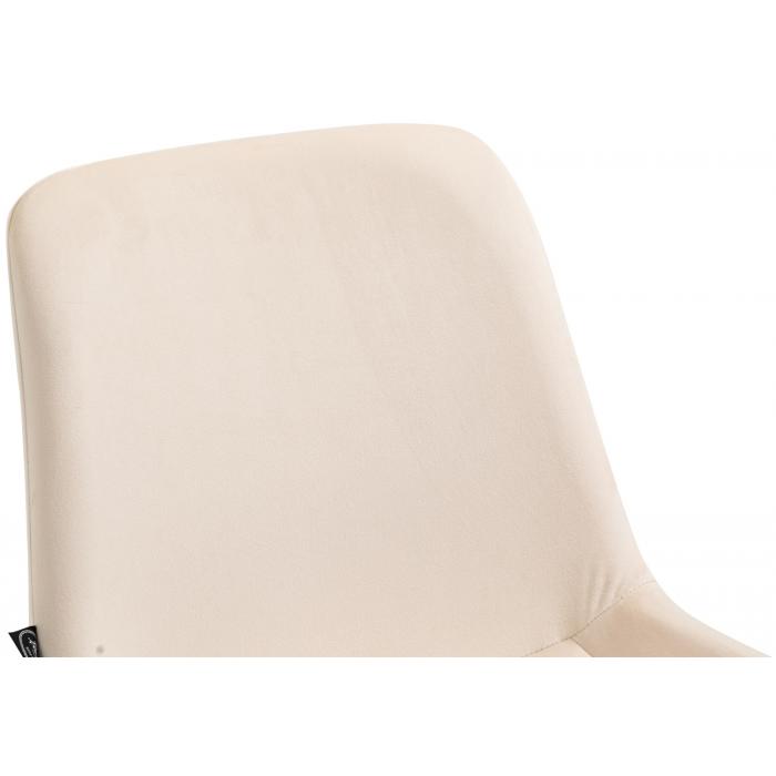 2er Set Esszimmersthle HLO-CP19 Samt ~ creme