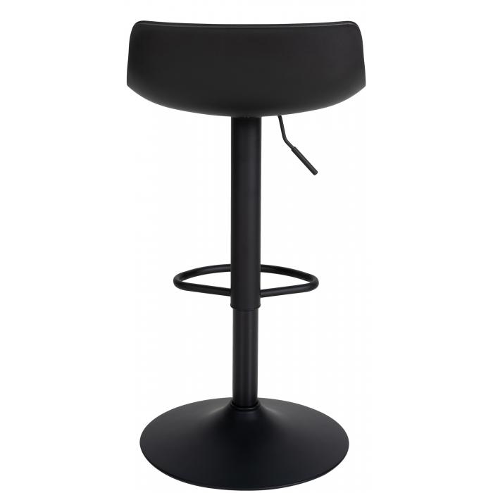Barhocker HLO-CP238 Kunstleder ~ schwarz