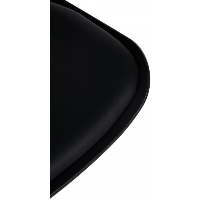 Barhocker HLO-CP238 Kunstleder ~ schwarz