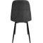4er Set Esszimmersthle HLO-CP17 Kunstleder ~ schwarz