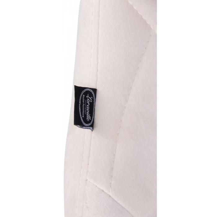 Barhocker HLO-CP268 Samt chrom ~ creme