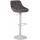 Barhocker HLO-CP268 Samt wei ~ grau