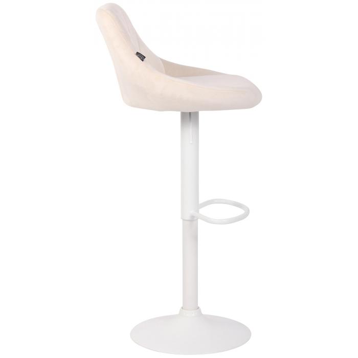 Barhocker HLO-CP268 Samt wei ~ creme