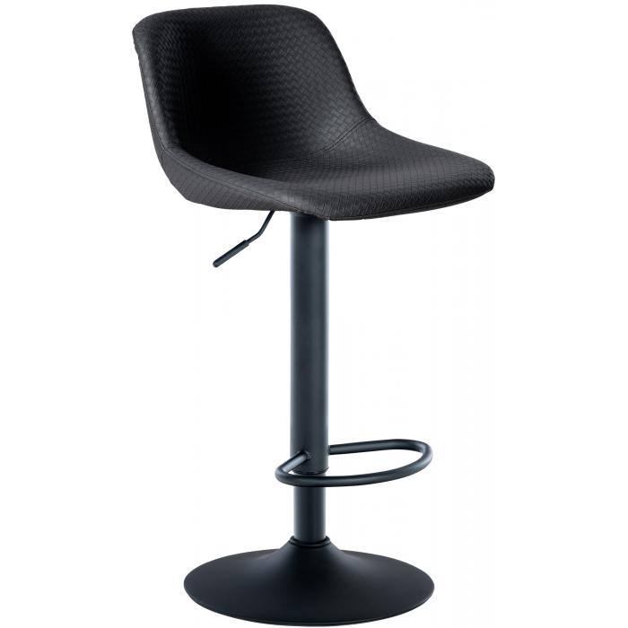 Barhocker HLO-CP272 Kunstleder ~ schwarz