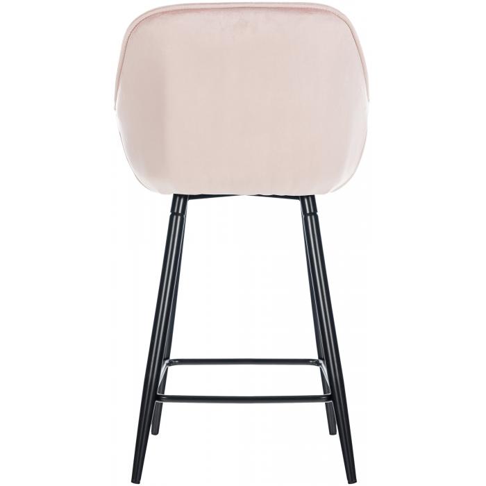 Barhocker HLO-CP261 Samt ~ pink