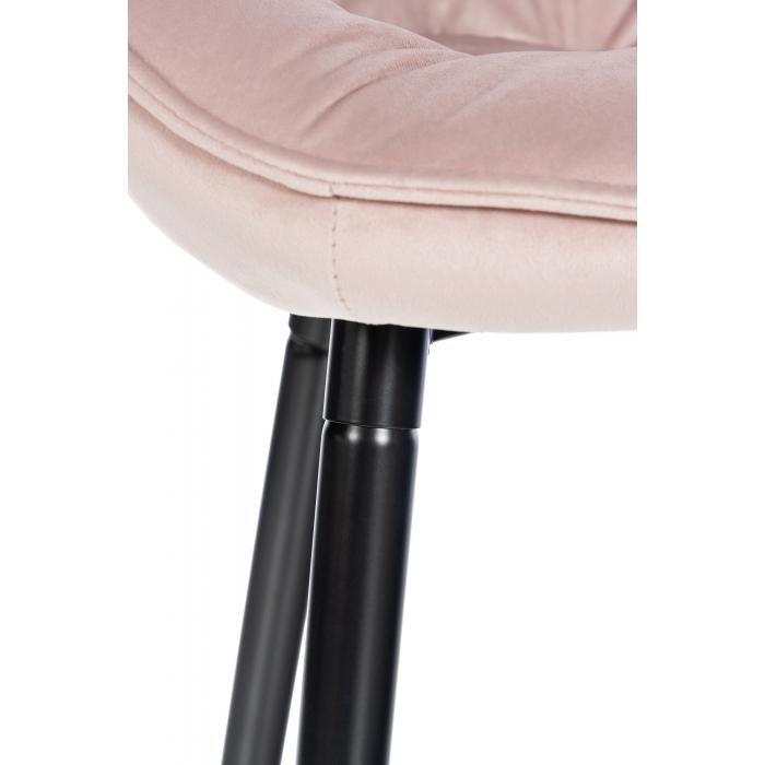 Barhocker HLO-CP261 Samt ~ pink