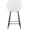 2er Set Barhocker HLO-CP261 Samt ~ cremewei
