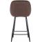 2er Set Barhocker HLO-CP261 Samt ~ braun