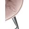 2er Set Barhocker HLO-CP261 Samt ~ pink